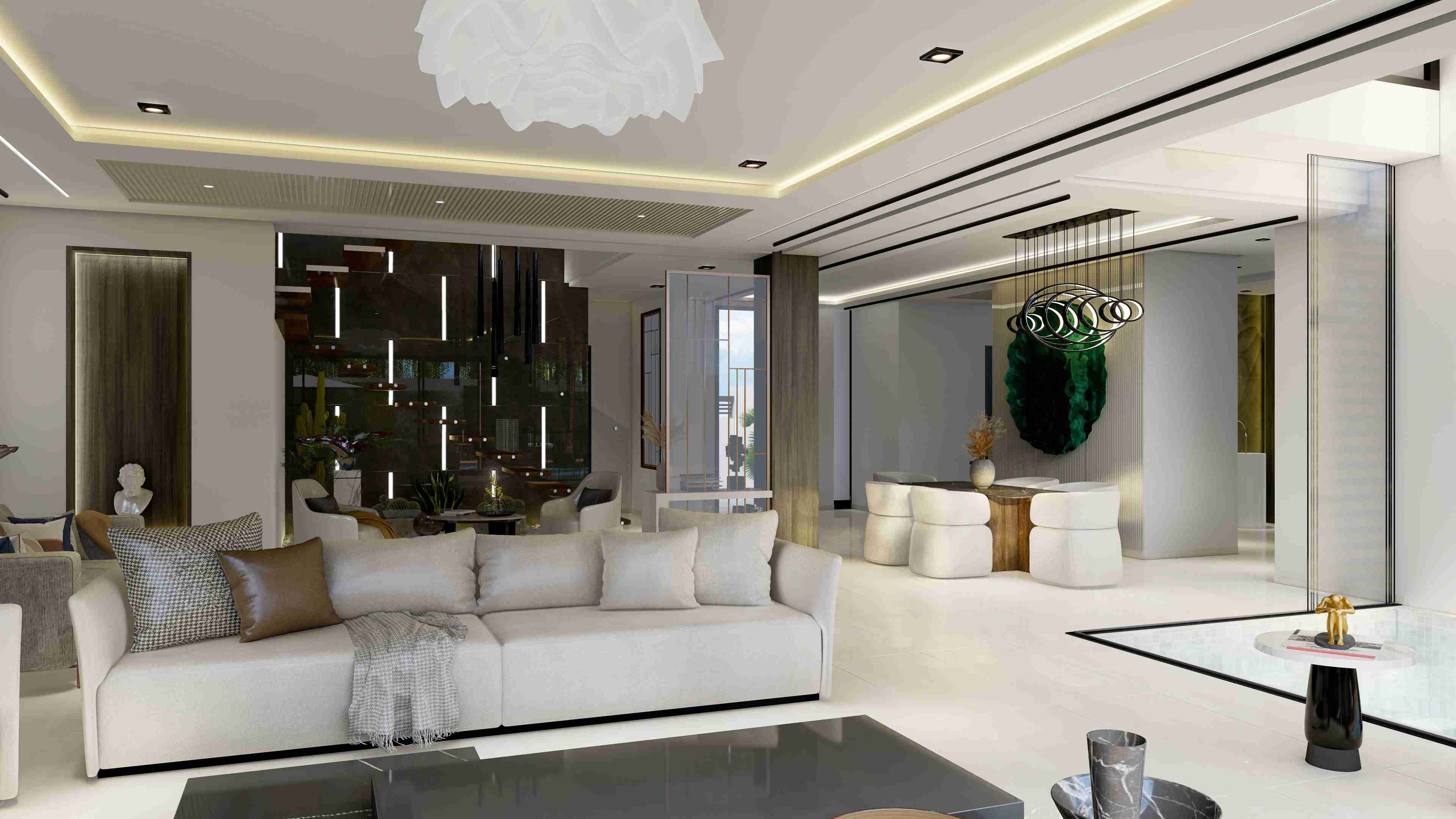 DECORATION VILLA A RIADH AL ANDALOUS